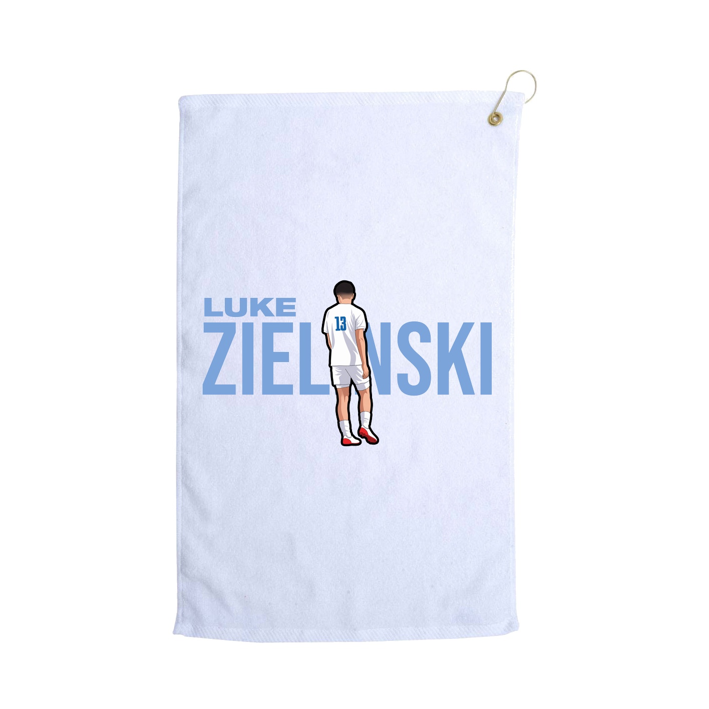 Golf Towel — Player Name in White