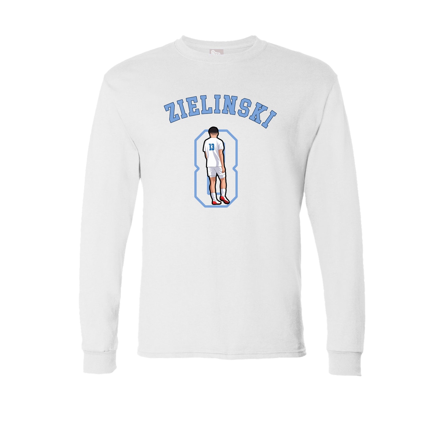 Long Sleeve Tee — Shirsey Arch in White