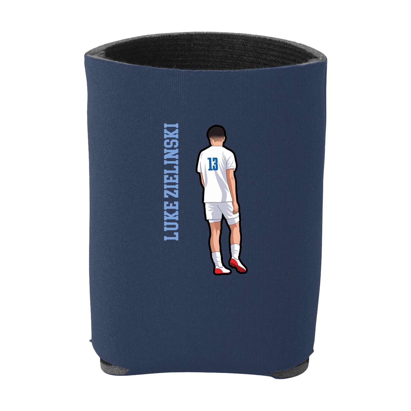 Can Holder — Name Vertical in Navy