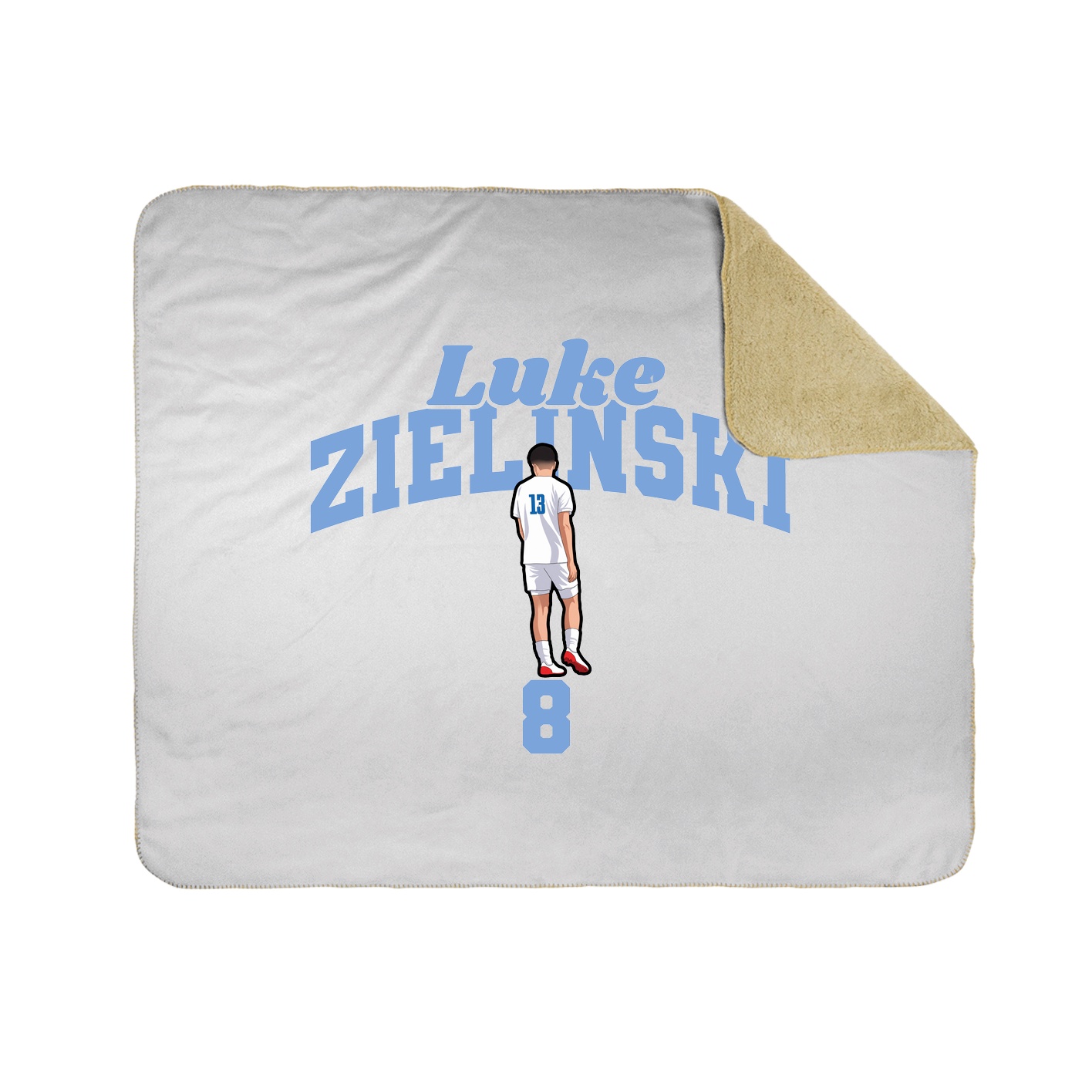 Throw Blanket — Signature Arch in White