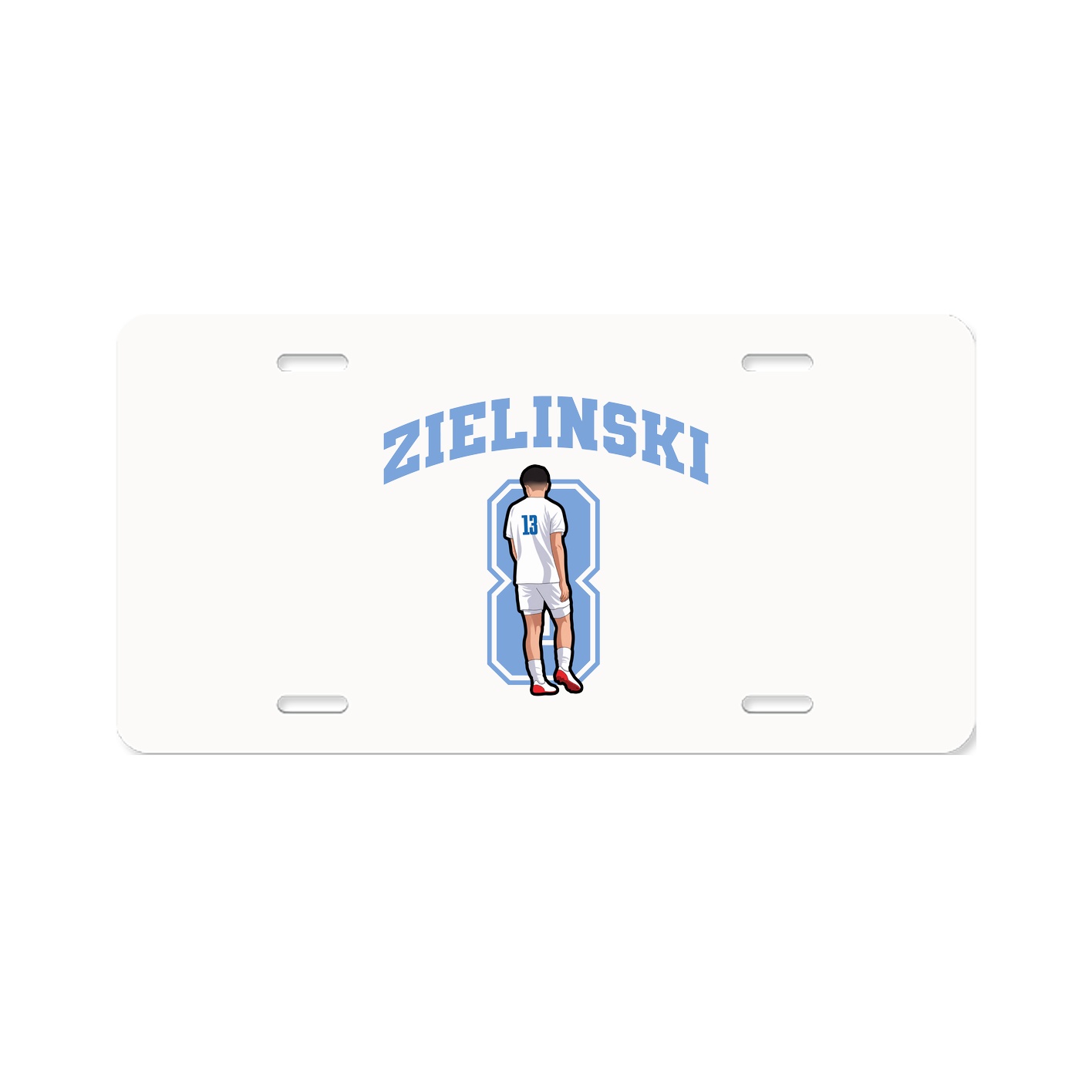License Plate — Number in Classic