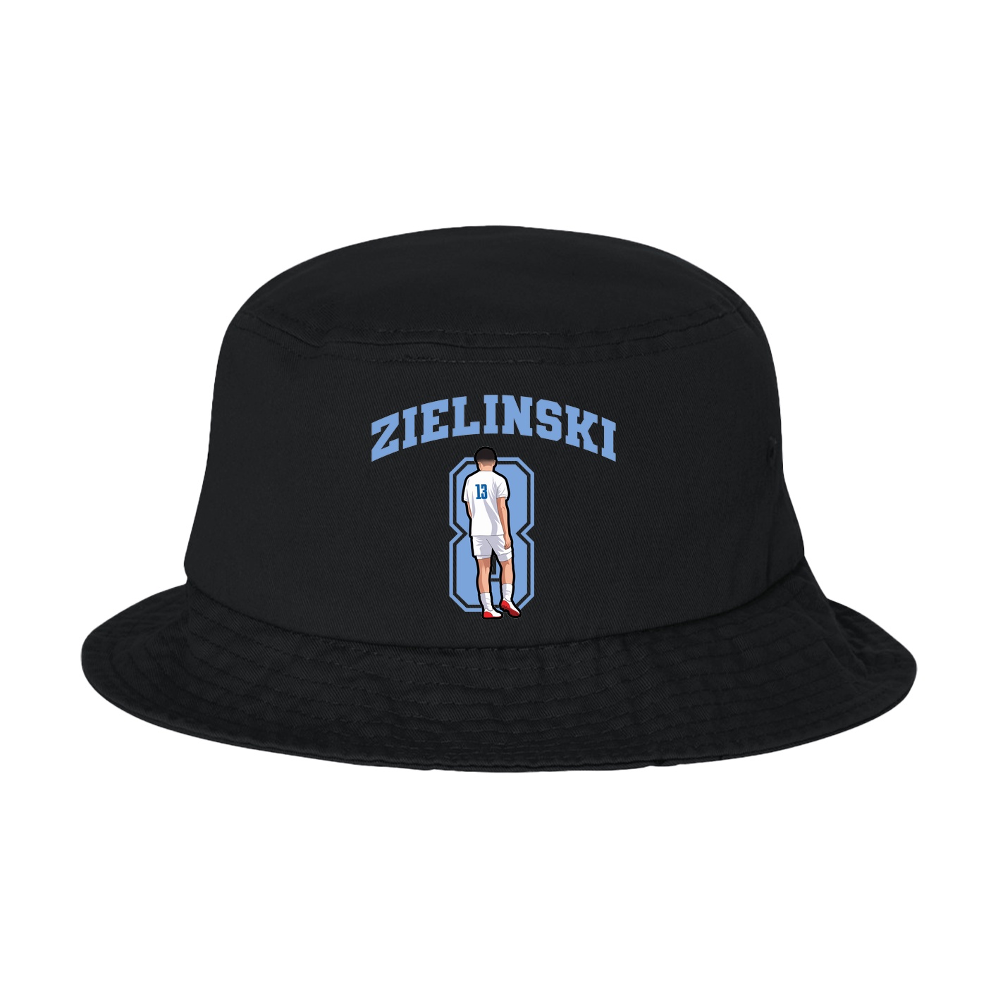 Bucket Cap — Number in Black