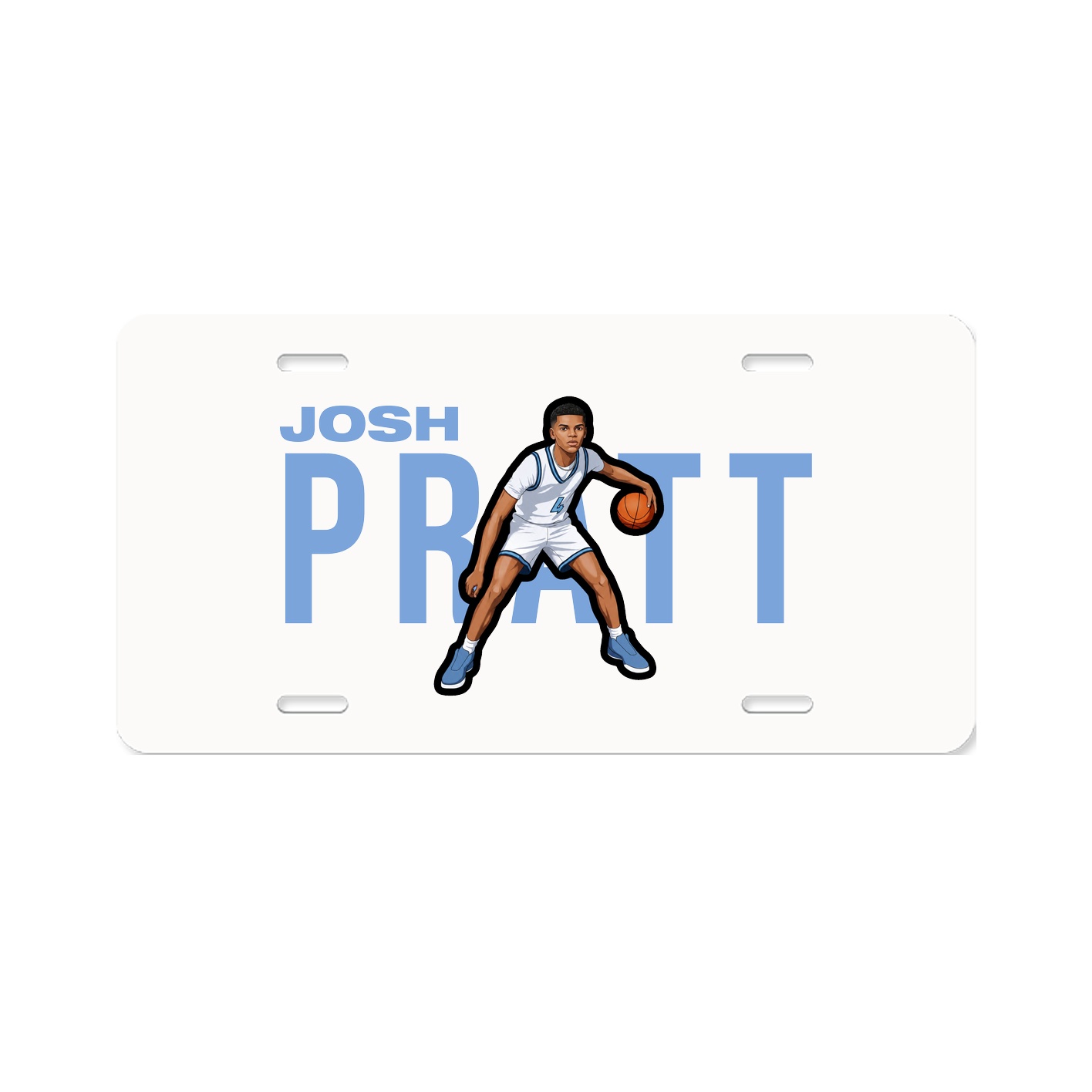 License Plate — Player Name in Classic