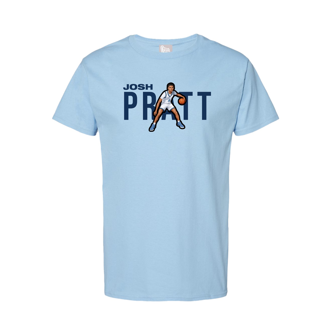 Tee — Player Name in Light Blue