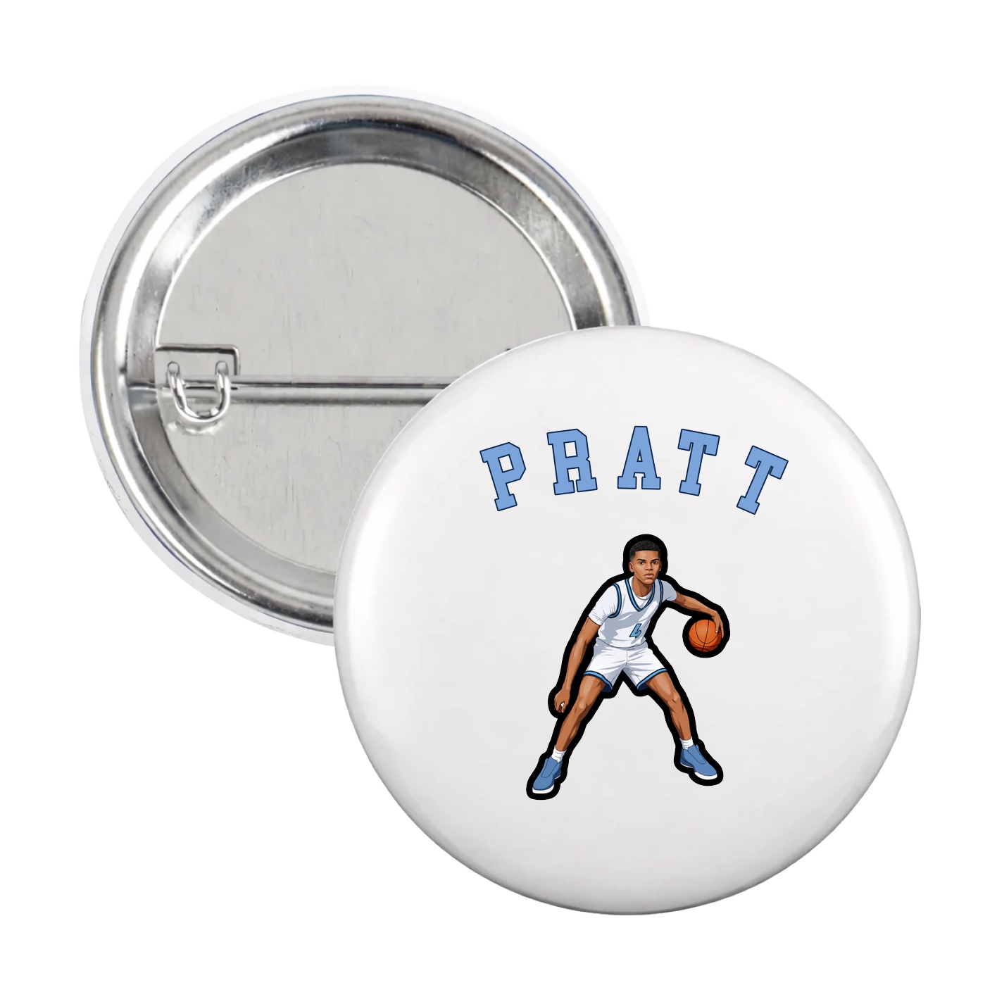 Game Day Button — Shirsey Arch in White