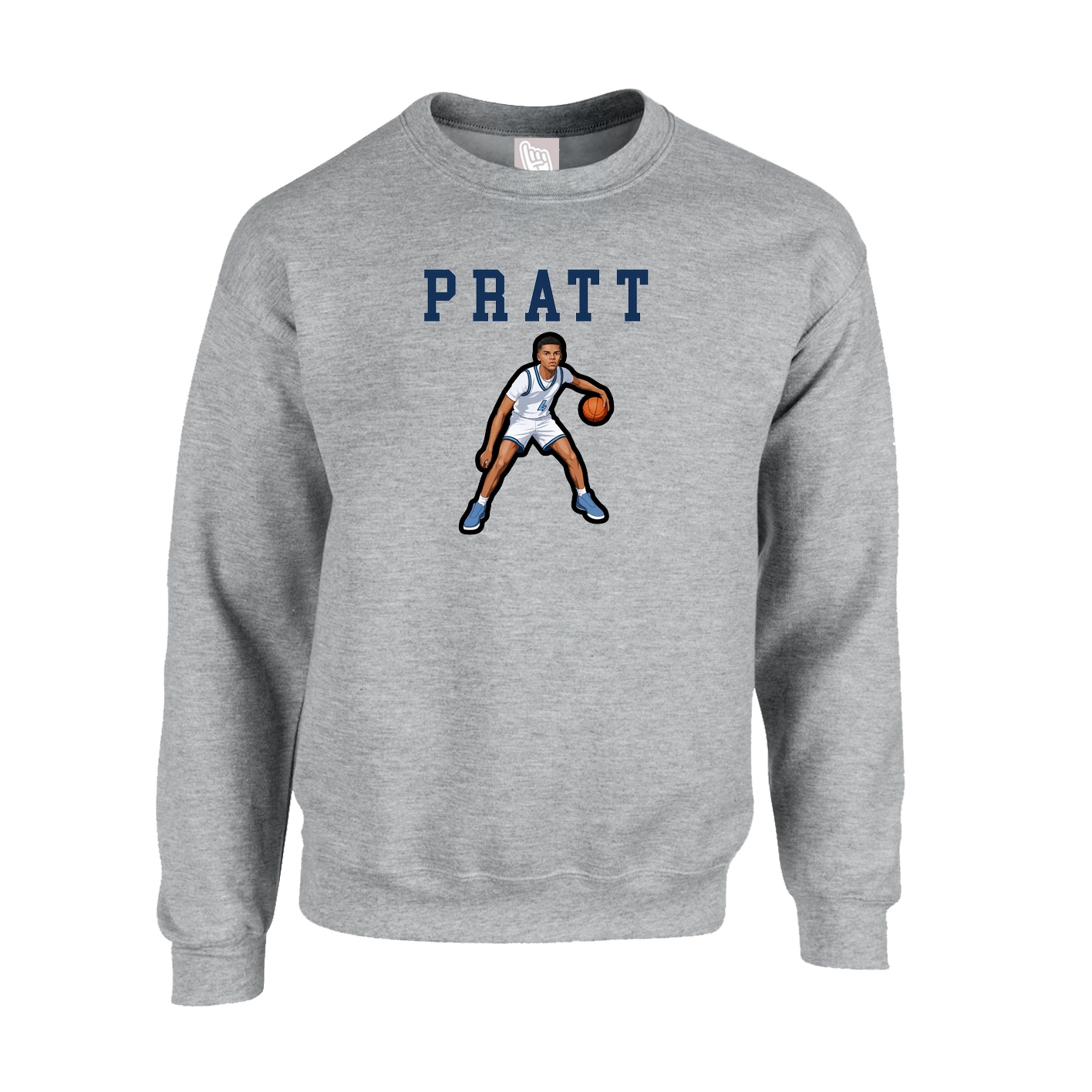 Fleece Crew — Shirsey in Grey