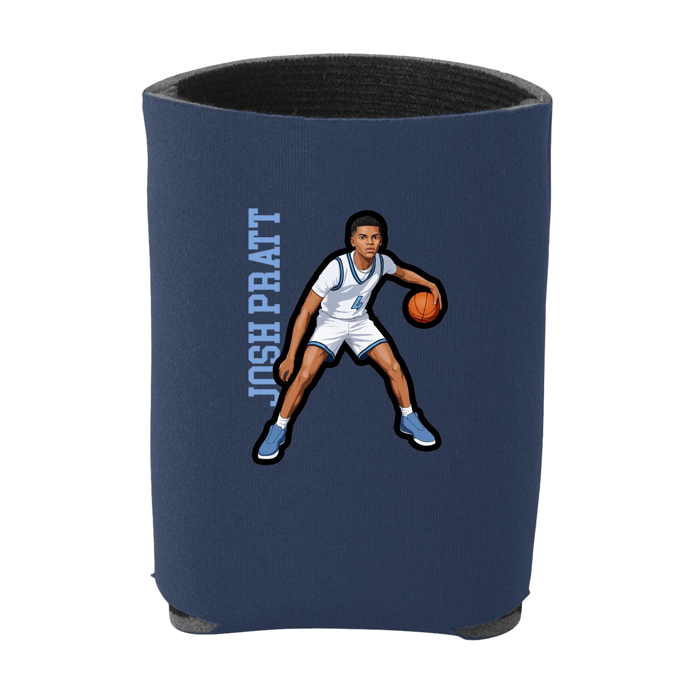 Can Holder — Name Vertical in Navy