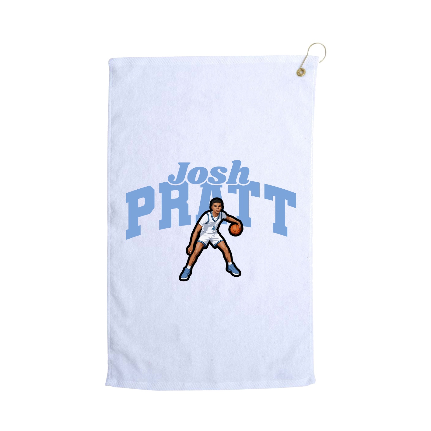 Golf Towel — Signature Arch in White