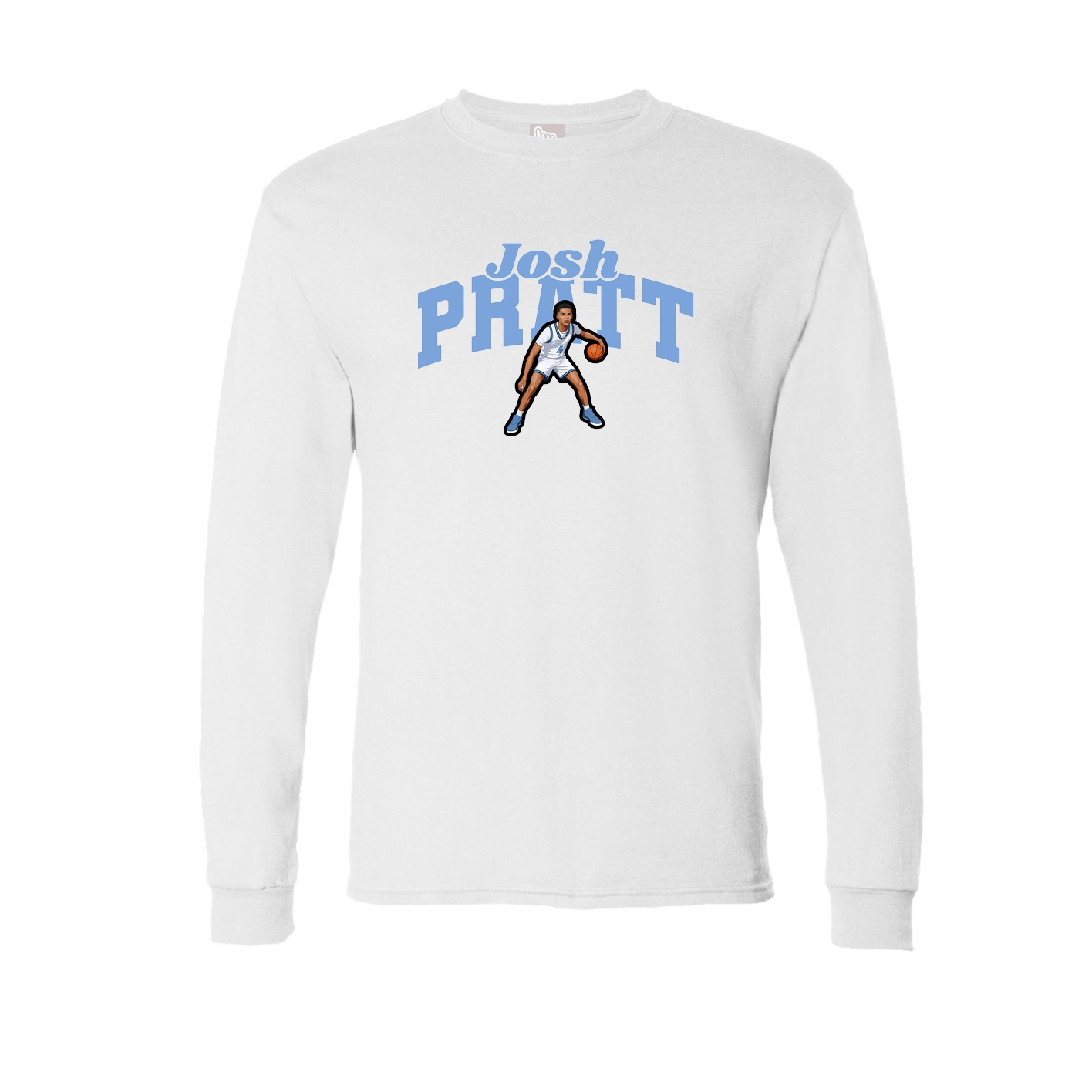 Long Sleeve Tee — Signature Arch in White