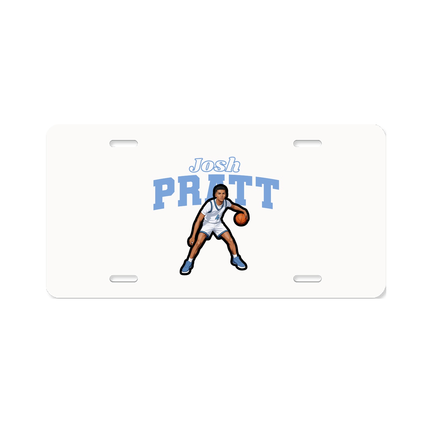 License Plate — Name Arch in Classic