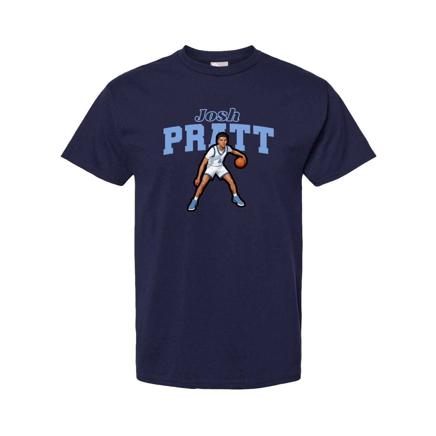 Tee — Name Arch in Navy