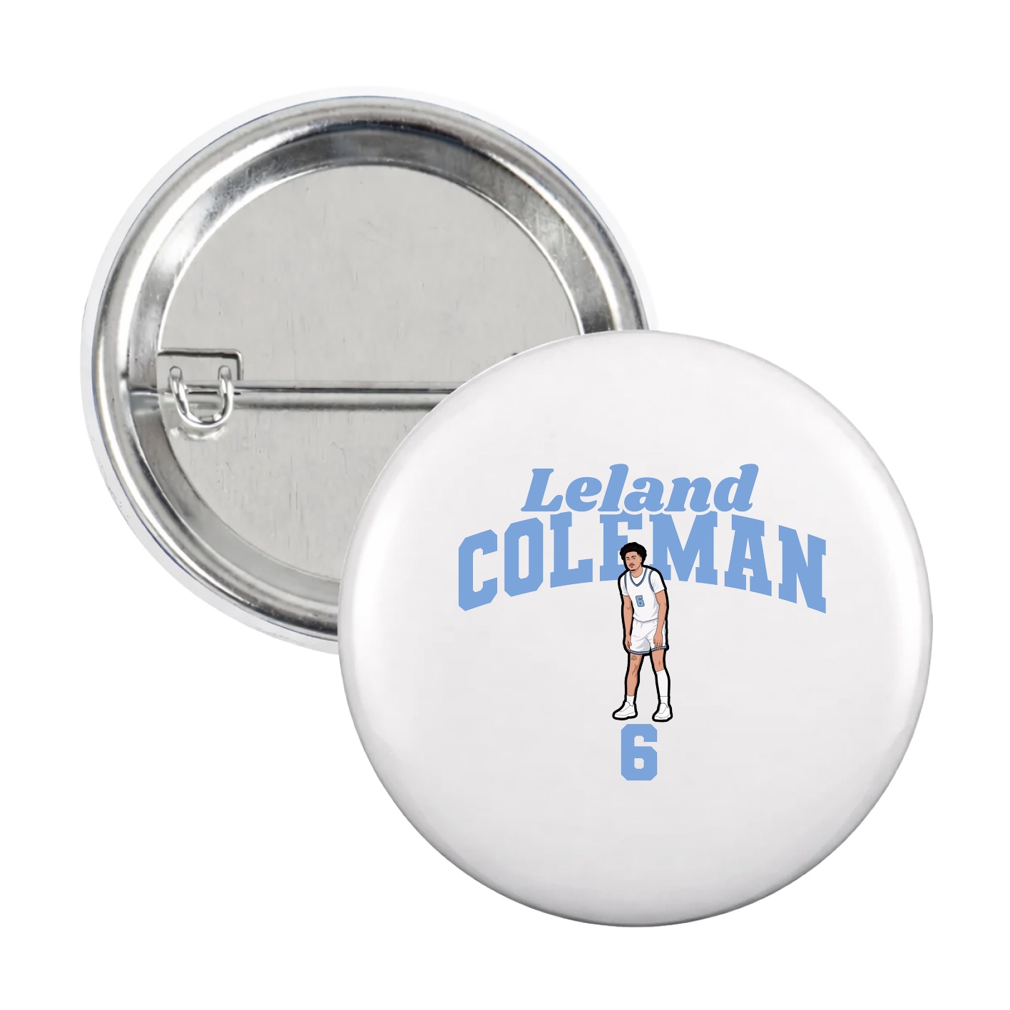 Game Day Button — Signature Arch in White