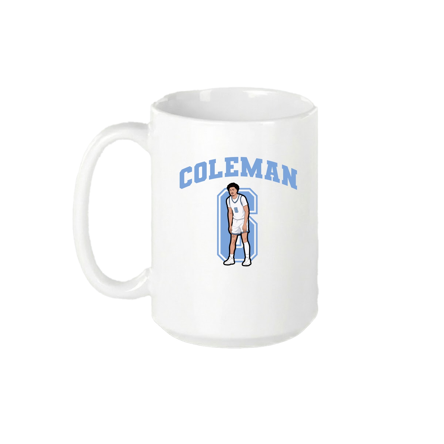 15oz Coffee Mug — Number in White