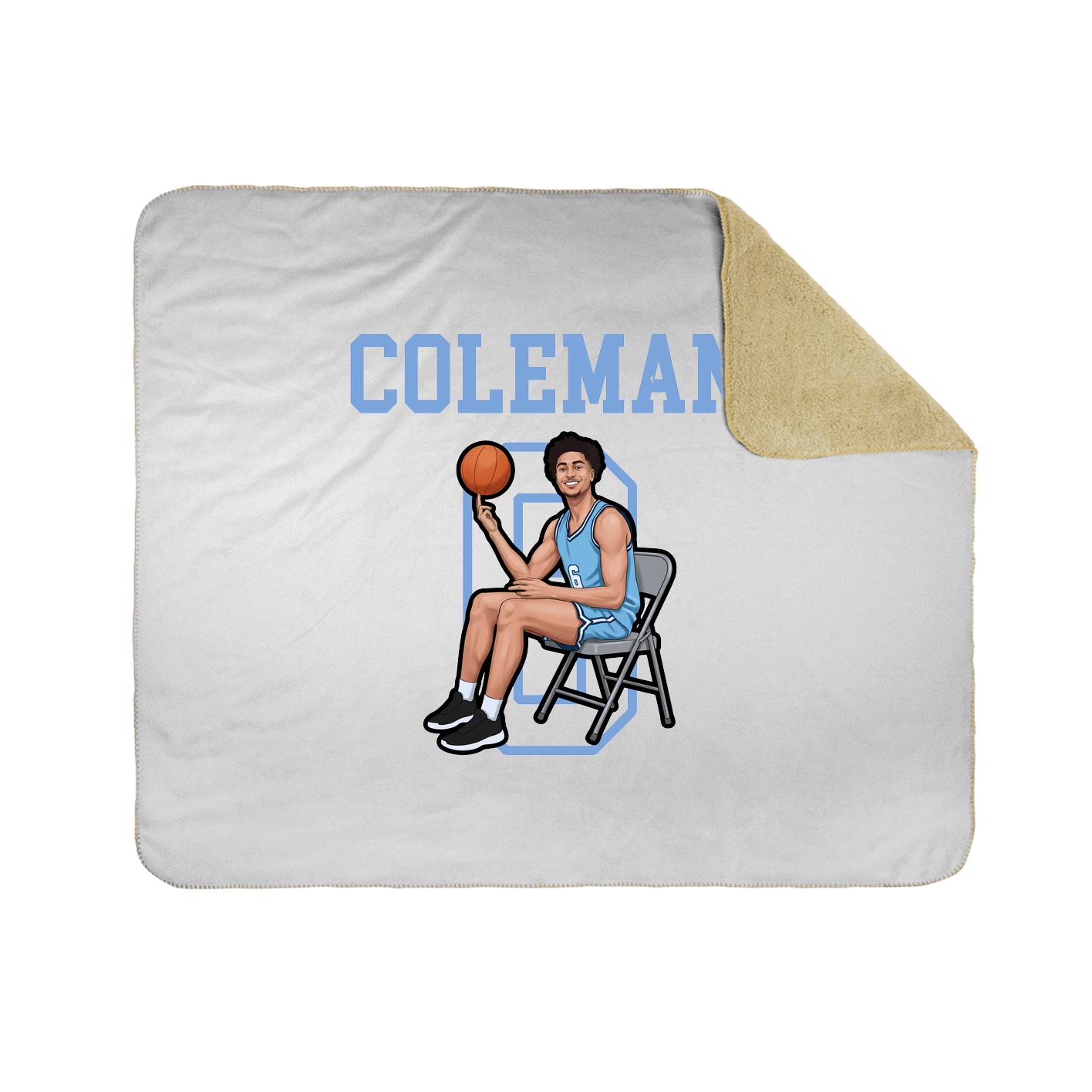 Throw Blanket — Shirsey in White