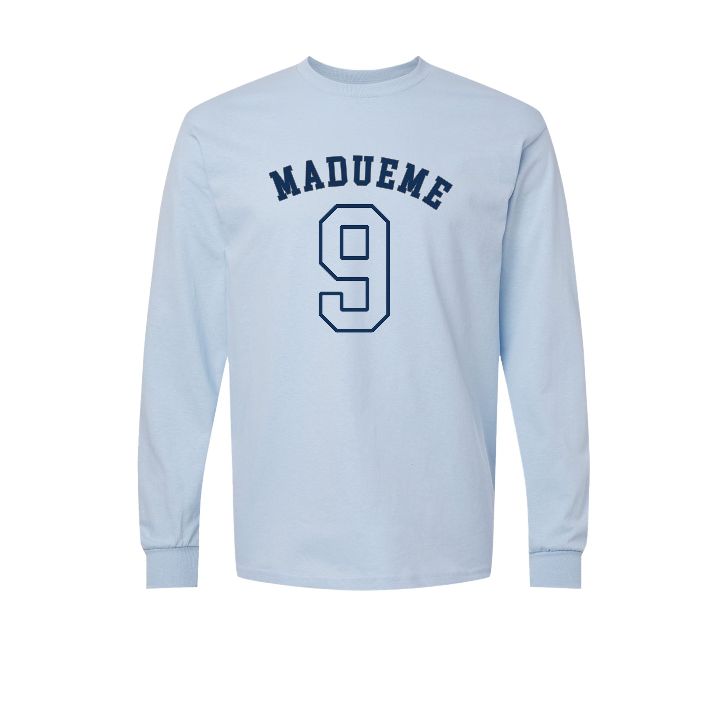 Long Sleeve Tee — Shirsey Arch in Light Blue