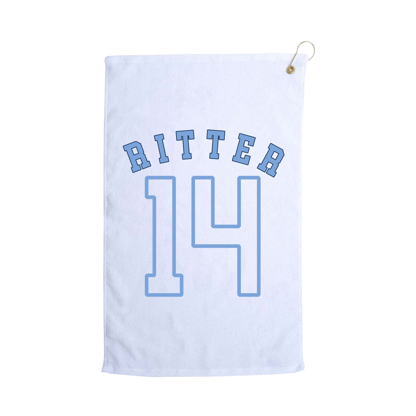 Golf Towel — Shirsey Arch in White