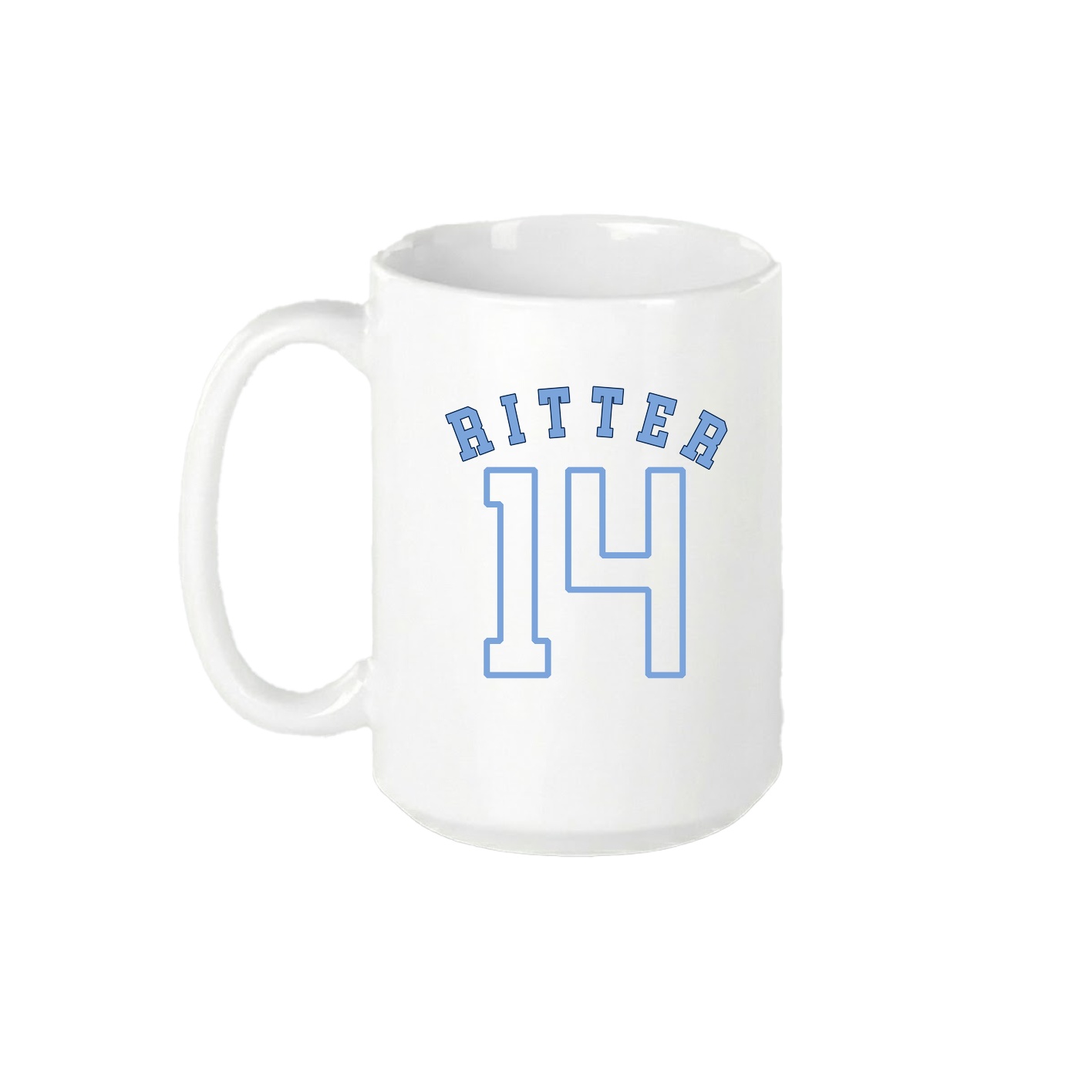 15oz Coffee Mug — Shirsey Arch in White