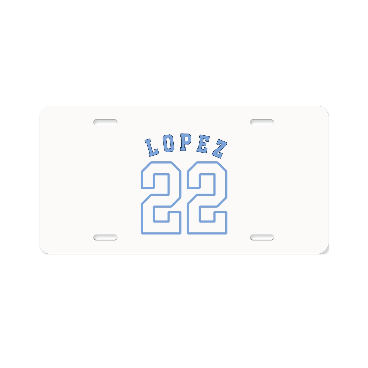 License Plate — Shirsey Arch in Classic