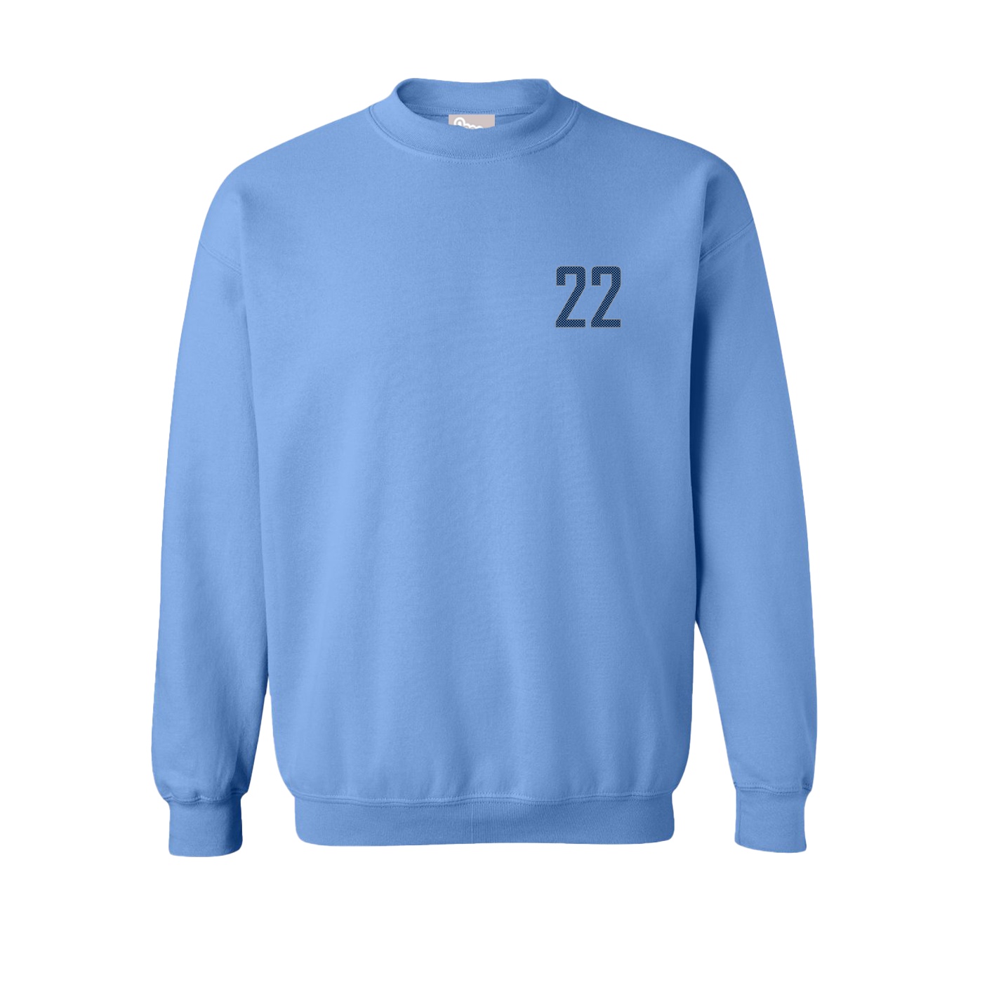 Fleece Crew — Front Shirsy in Powder Blue
