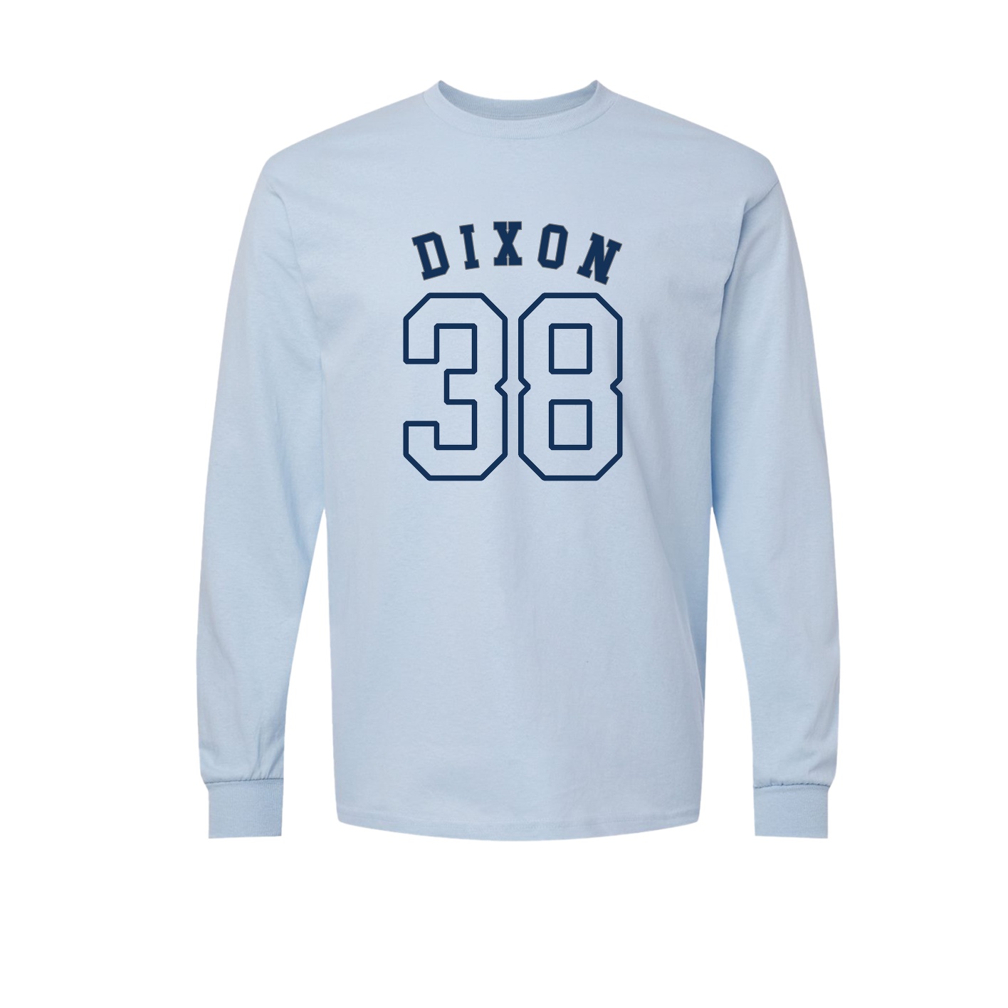 Long Sleeve Tee — Shirsey Arch in Light Blue