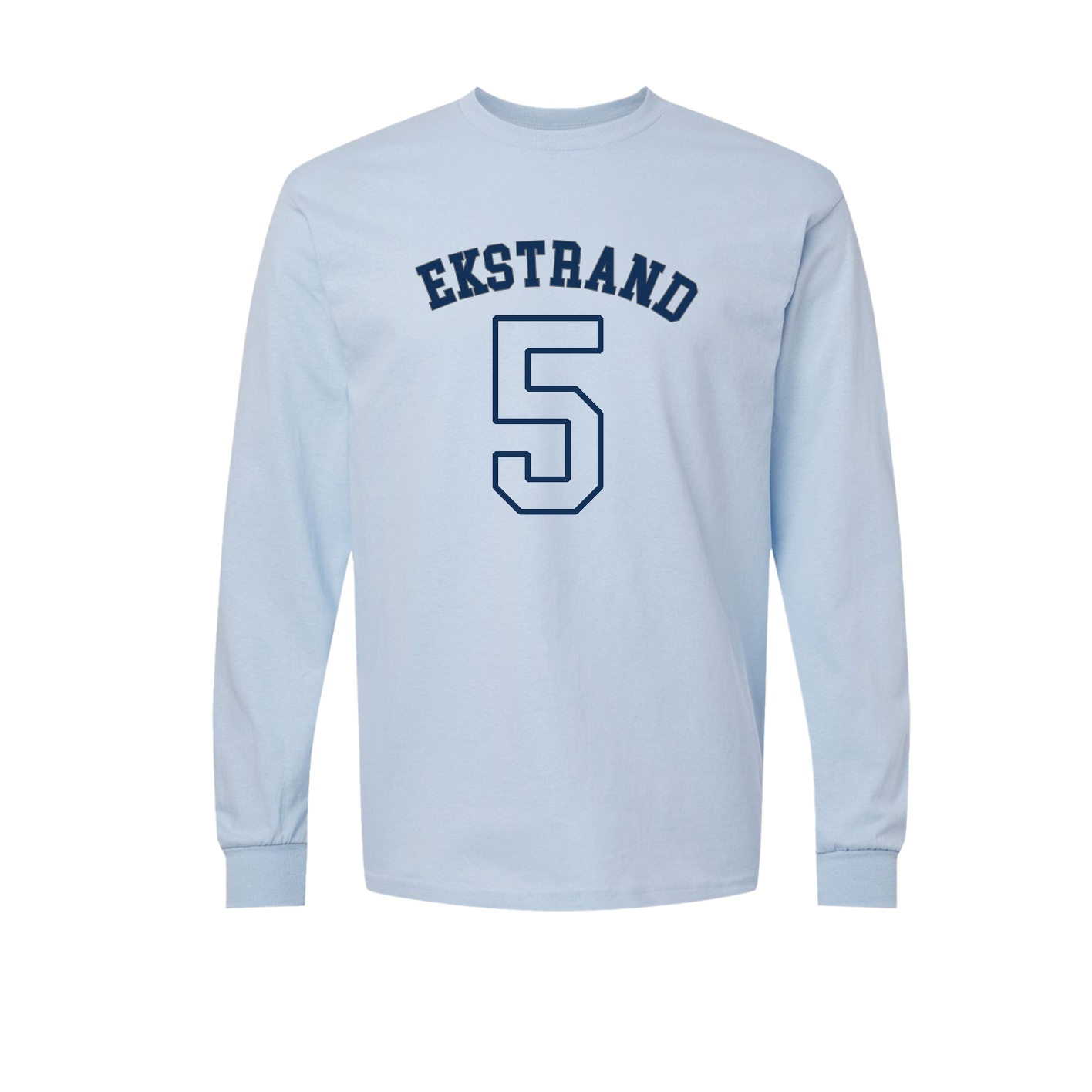 Long Sleeve Tee — Shirsey Arch in Light Blue