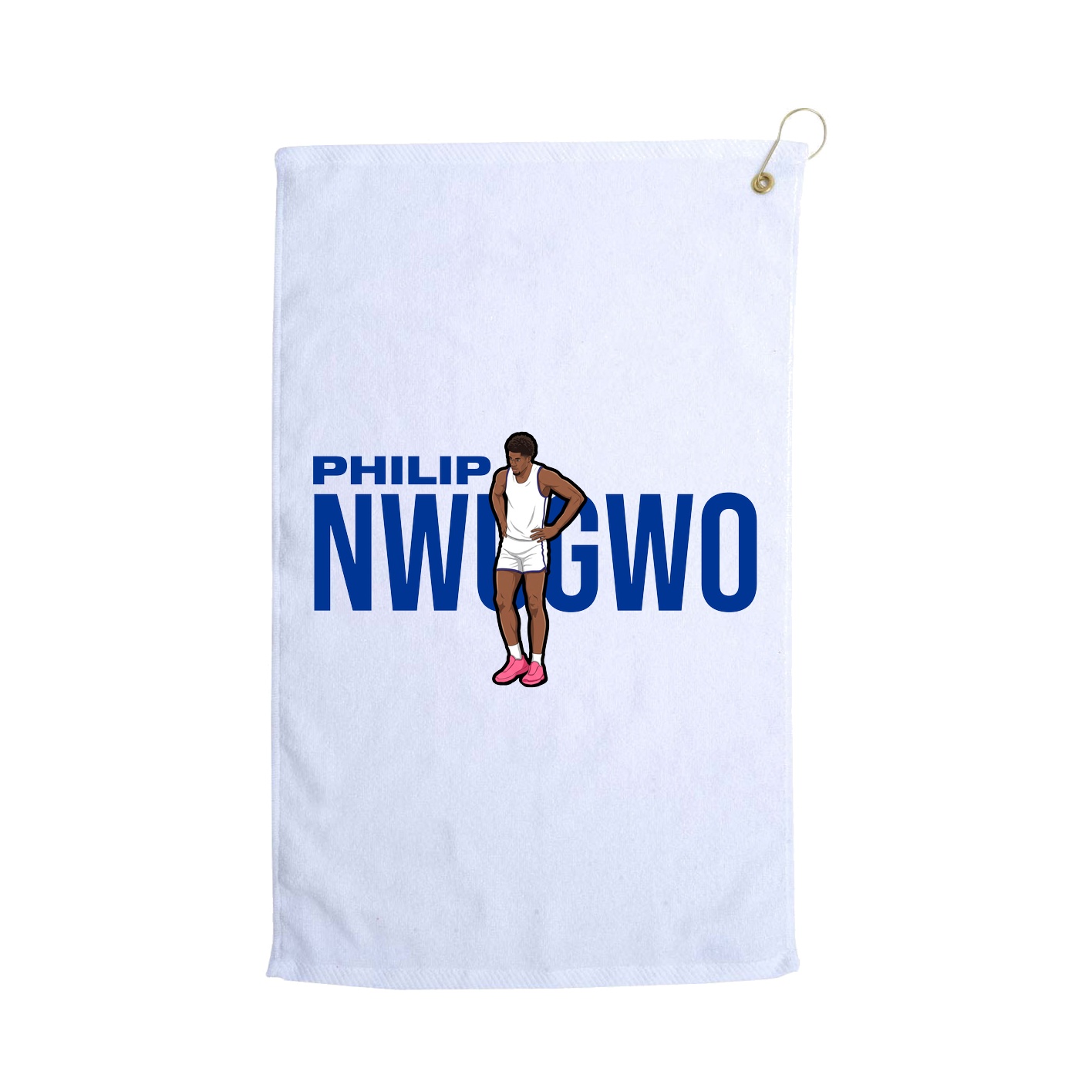 Golf Towel — Player Name in White