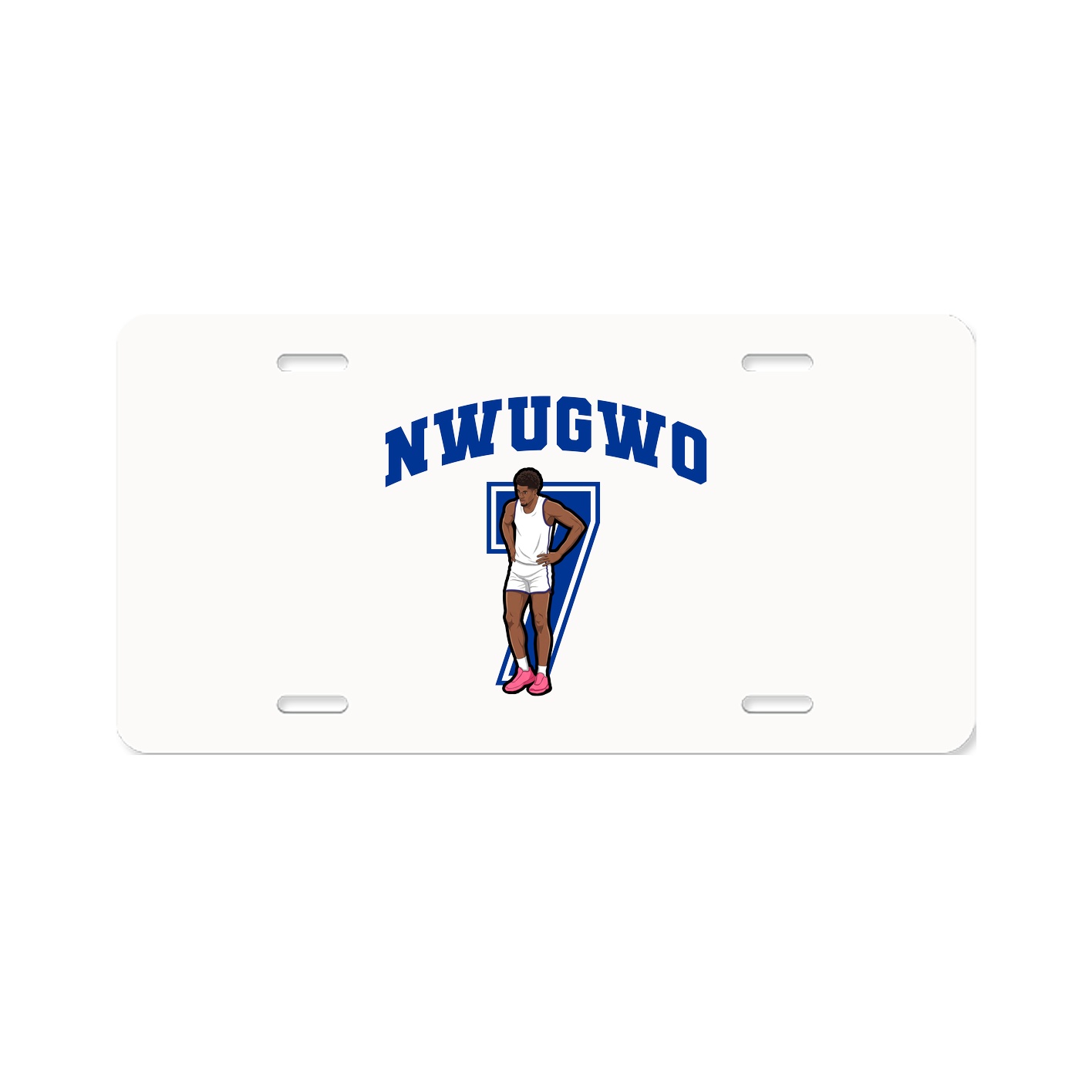 License Plate — Number in Classic