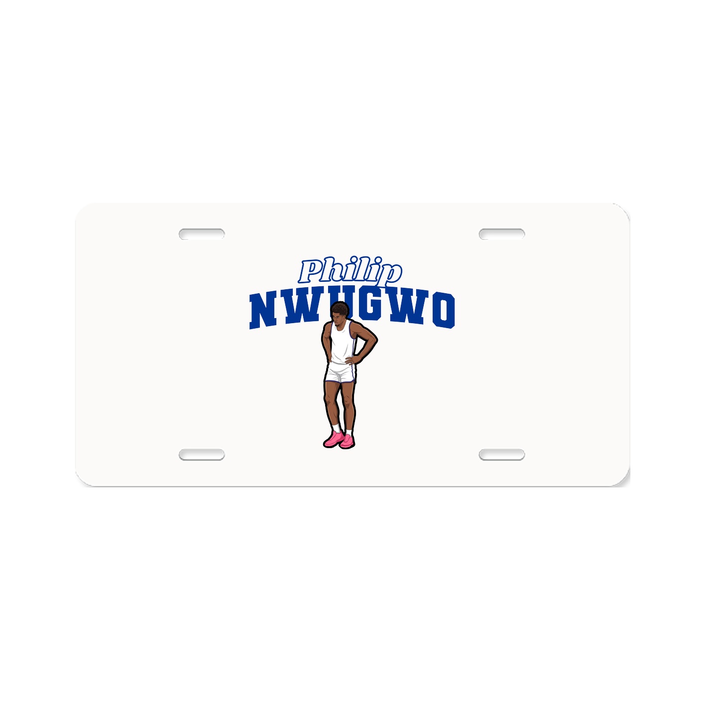 License Plate — Name Arch in Classic