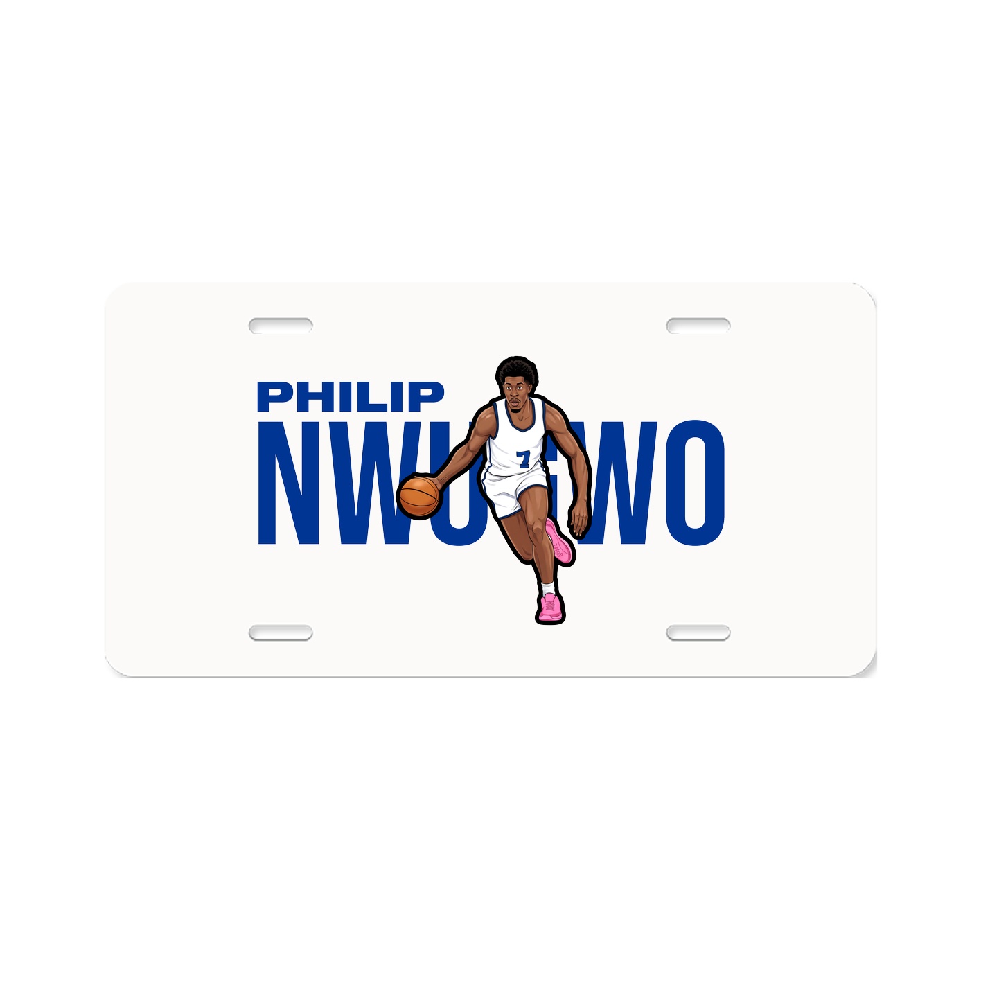 License Plate — Player Name in Classic