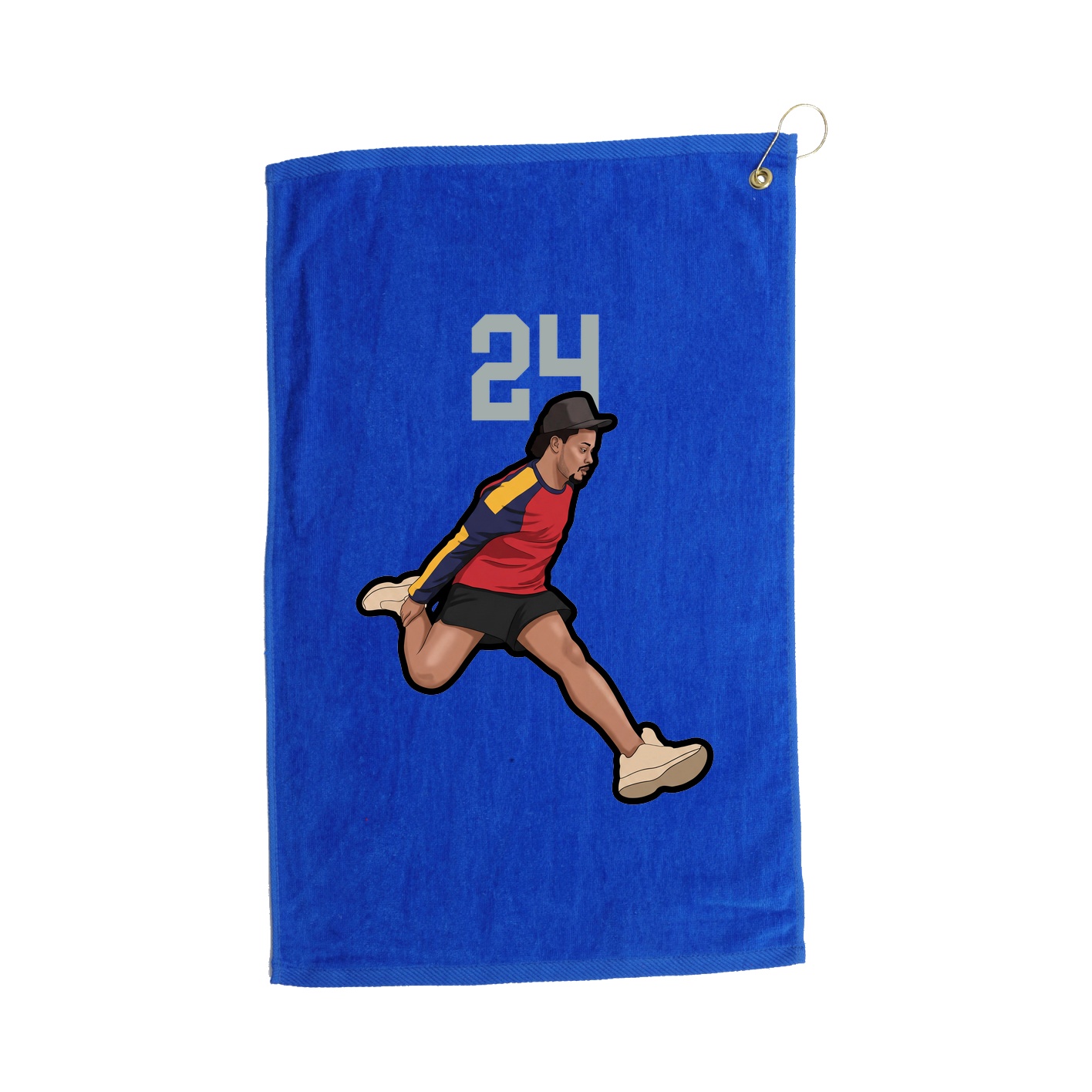 Golf Towel — Number Top in Royal