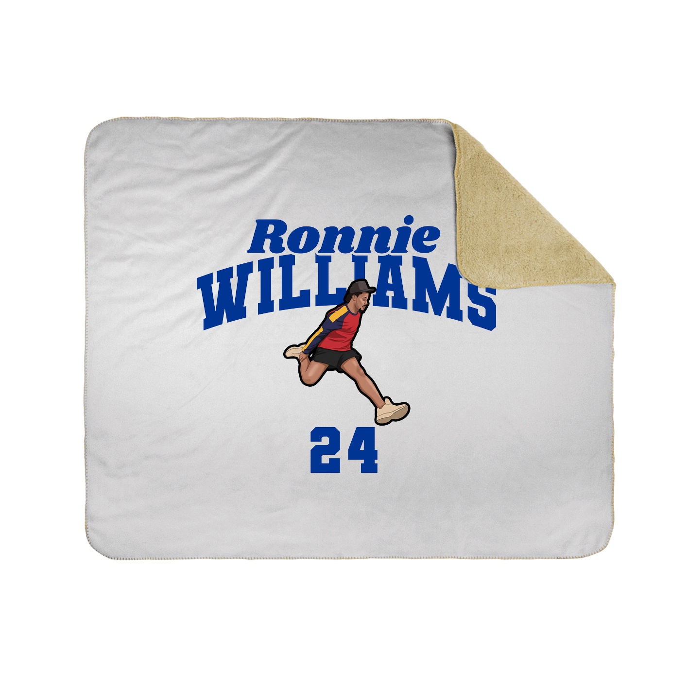 Throw Blanket — Signature Arch in White