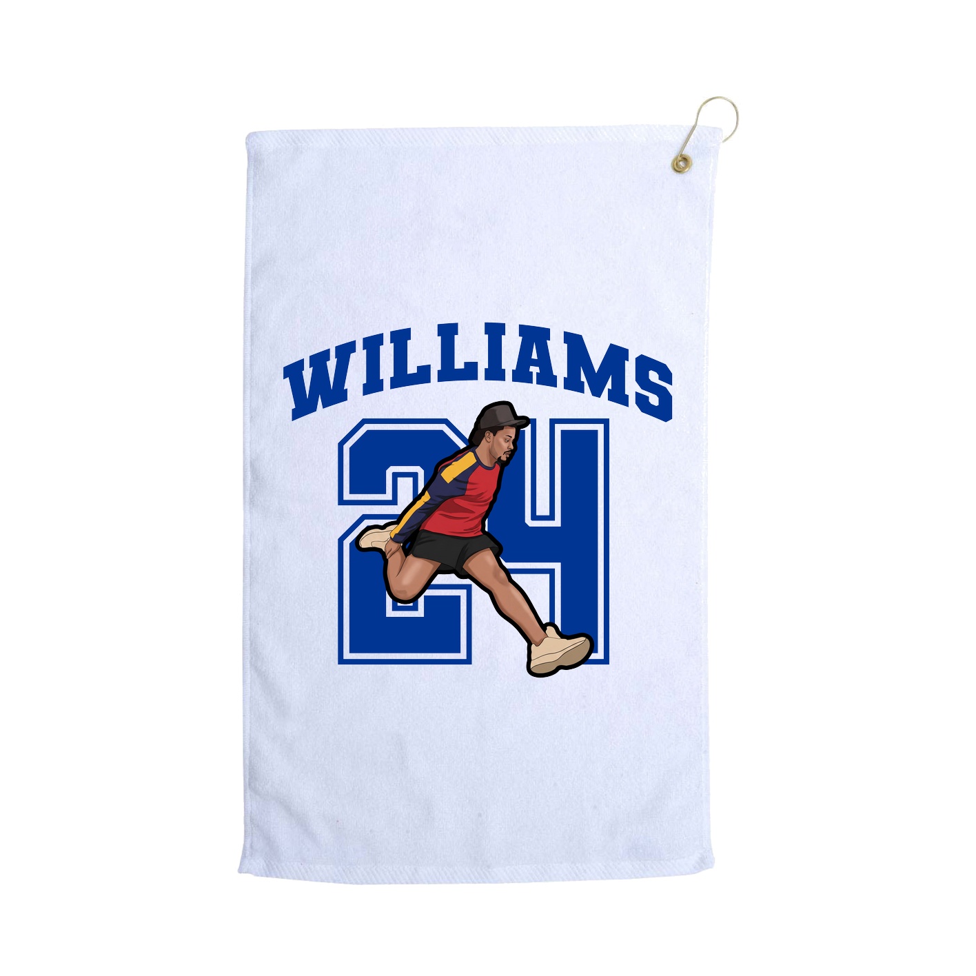 Golf Towel — Number in White
