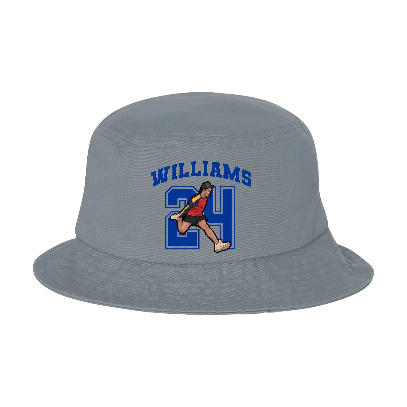 Bucket Cap — Number in Grey