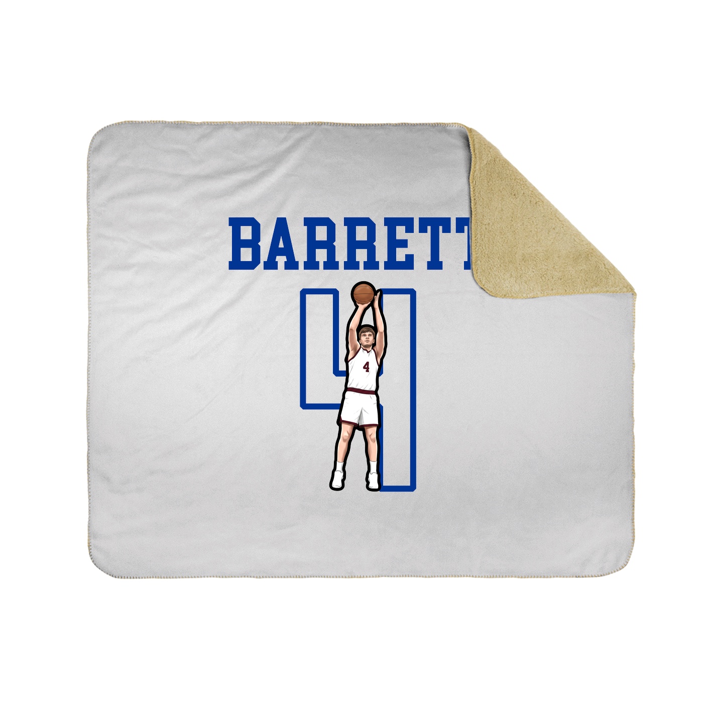 Throw Blanket — Shirsey in White
