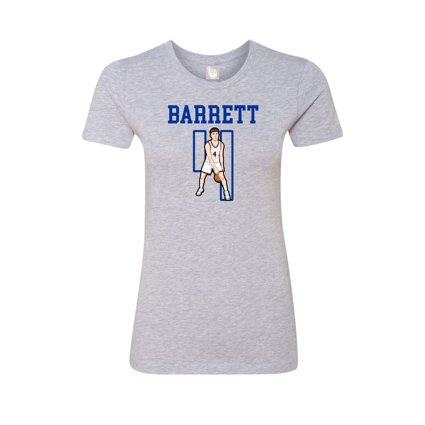 Fitted Women's Tee — Shirsey in Grey