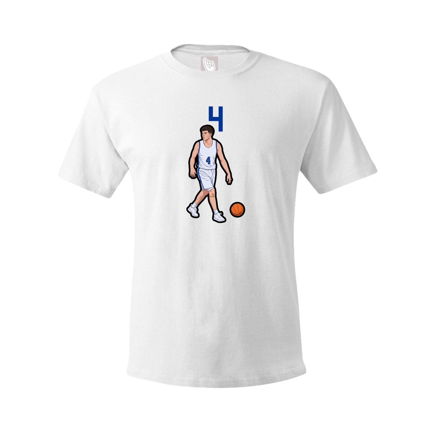 Tee — Number Top in White