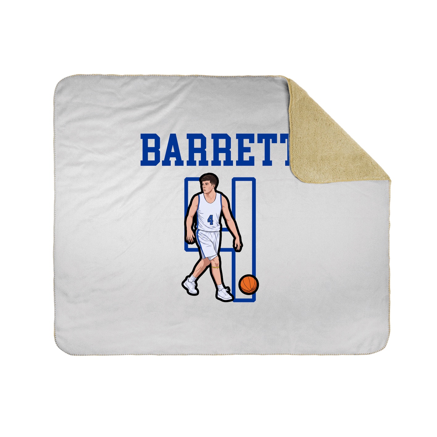 Throw Blanket — Shirsey in White