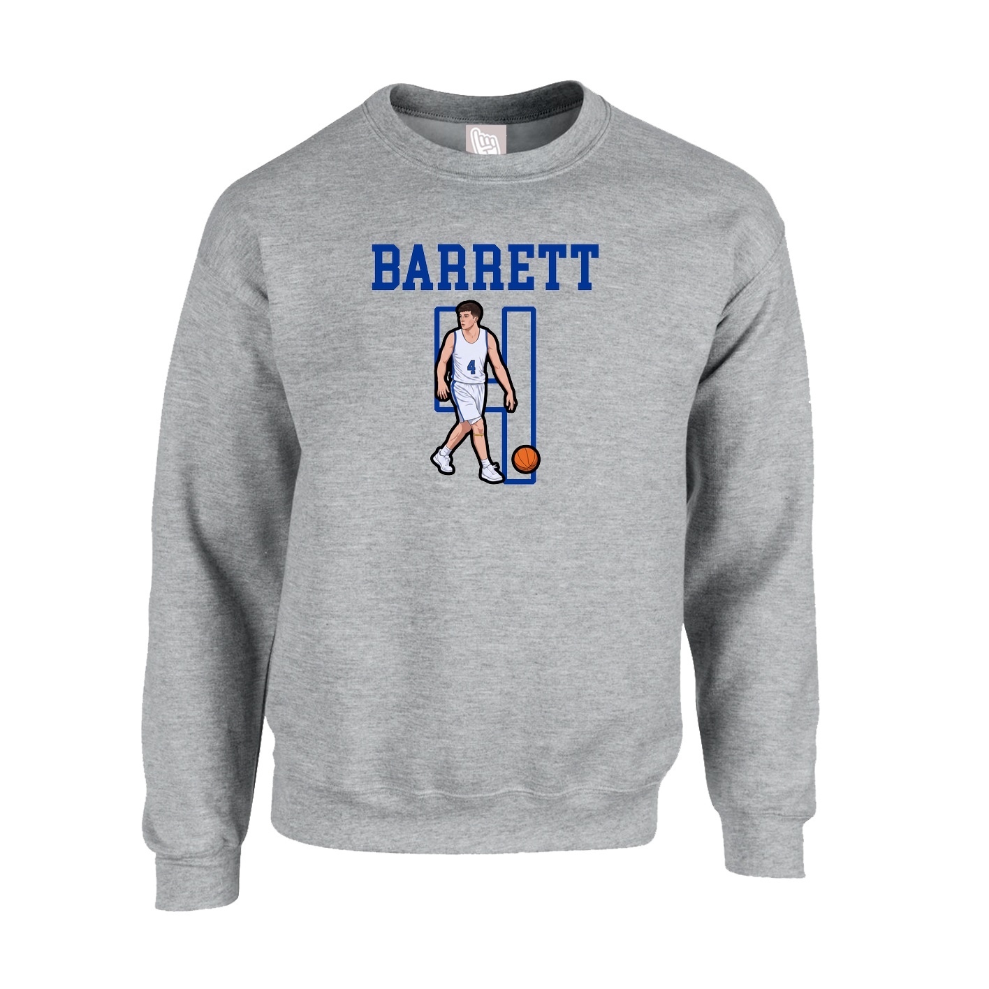 Fleece Crew — Shirsey in Grey