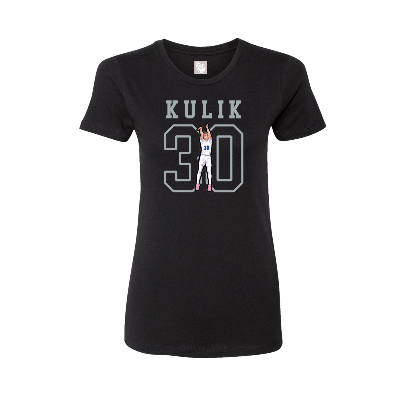 Fitted Women's Tee — Shirsey in Black