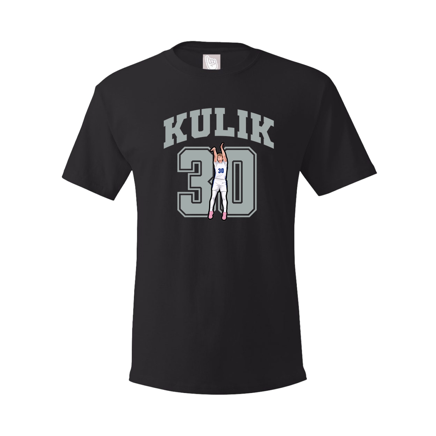 Youth Tee — Number in Black