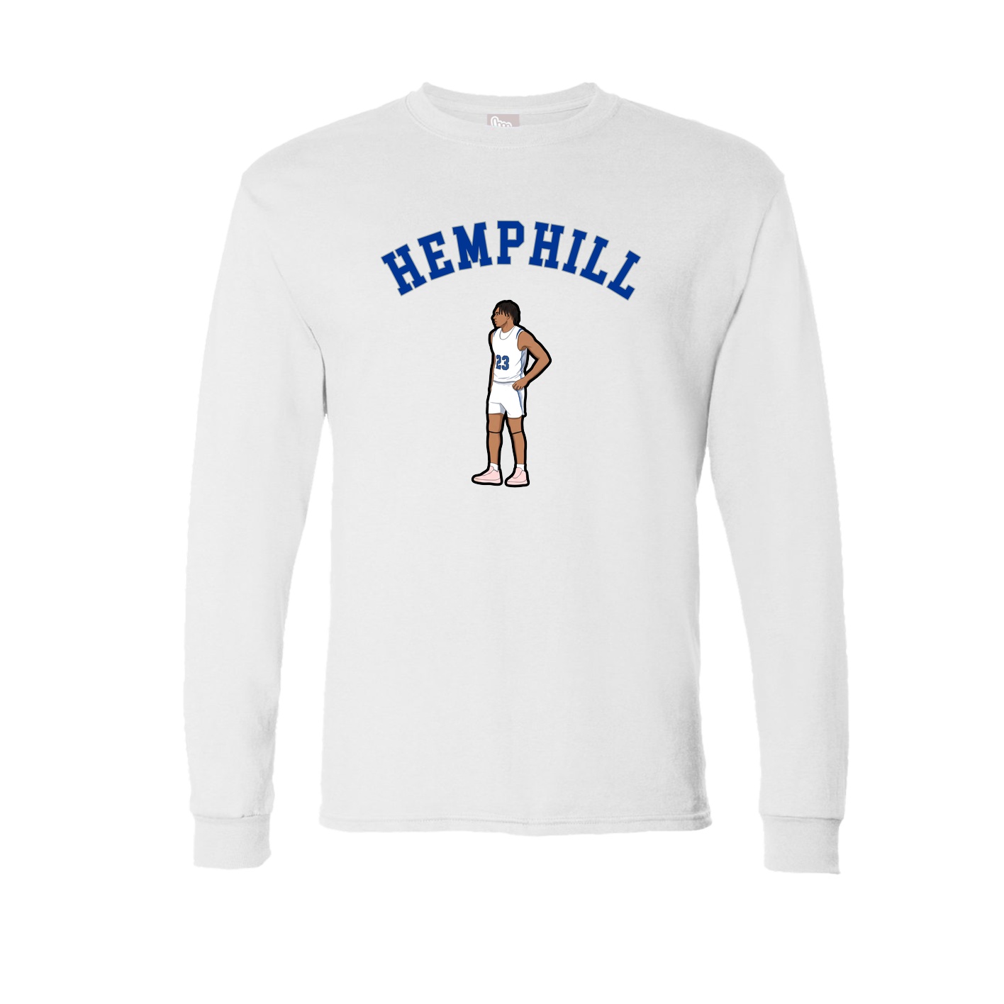 Long Sleeve Tee — Shirsey Arch in White