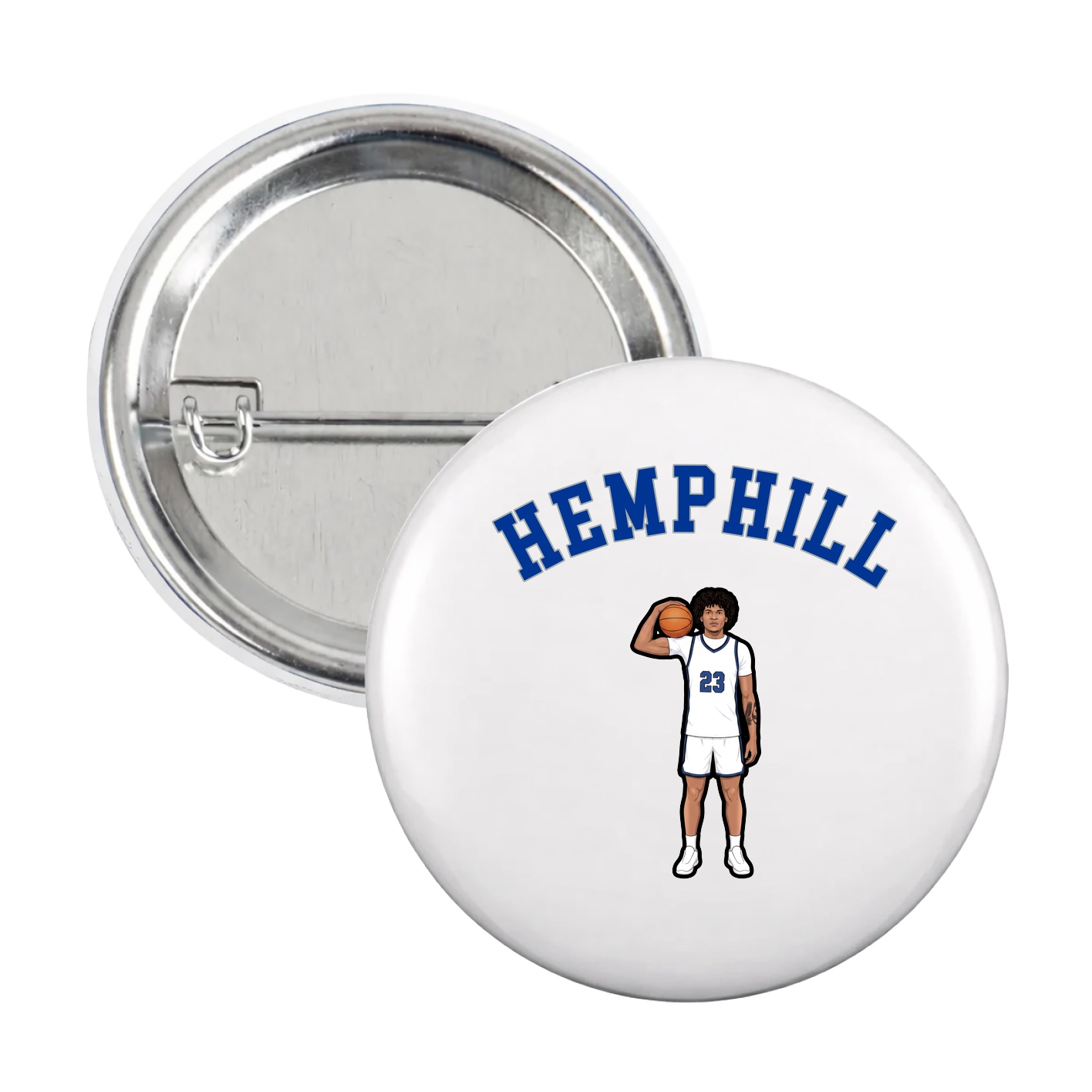 Game Day Button — Shirsey Arch in White