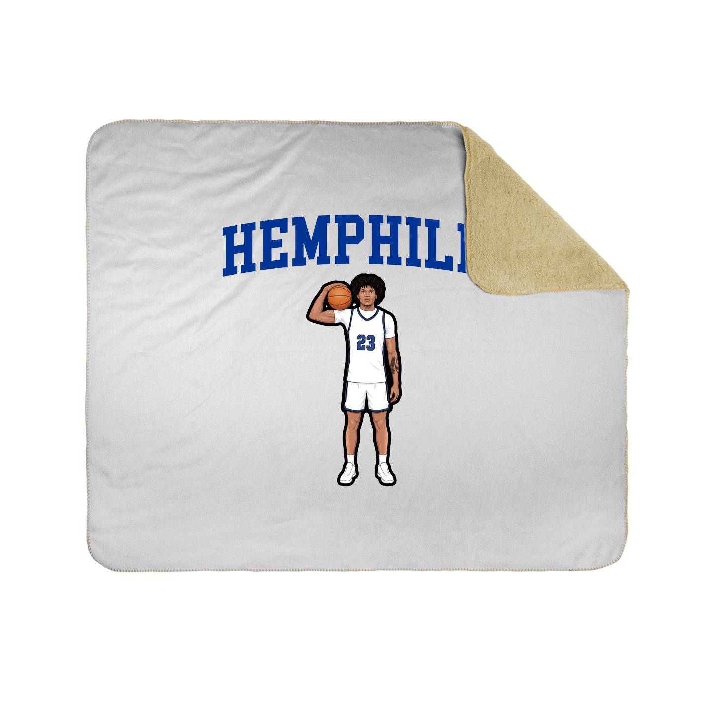 Throw Blanket — Shirsey in White