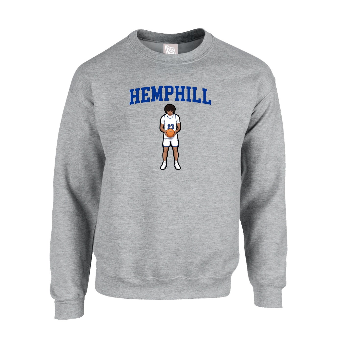 Fleece Crew — Shirsey in Grey