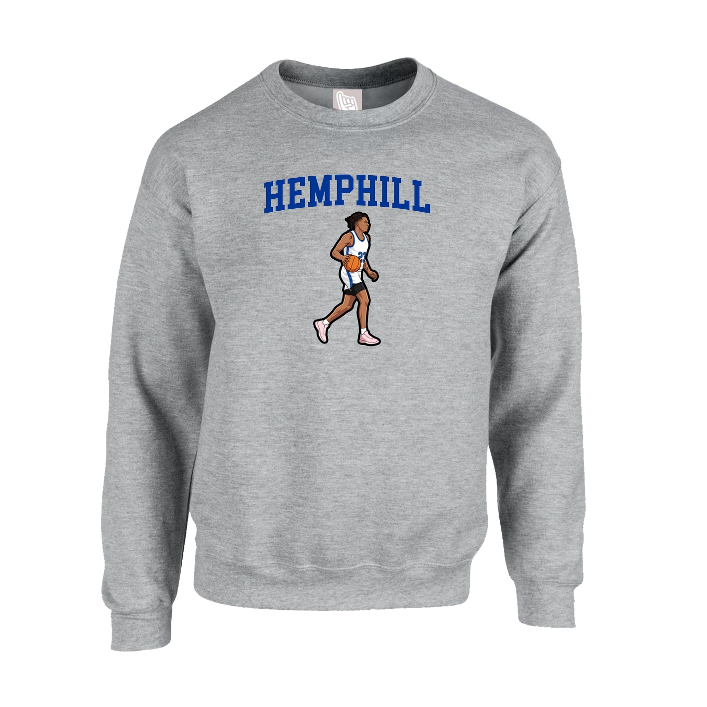 Fleece Crew — Shirsey in Grey