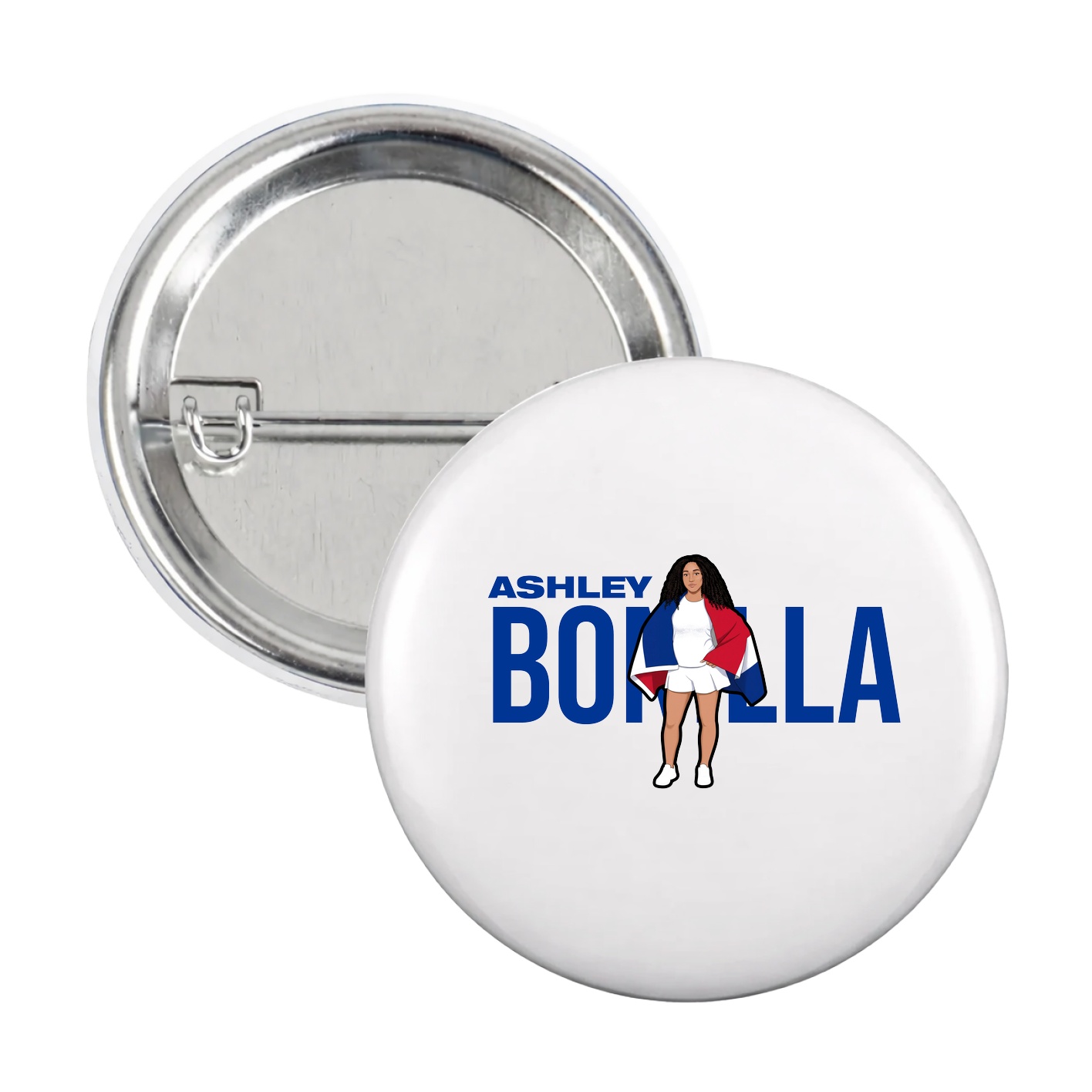 Game Day Button — Player Name in White