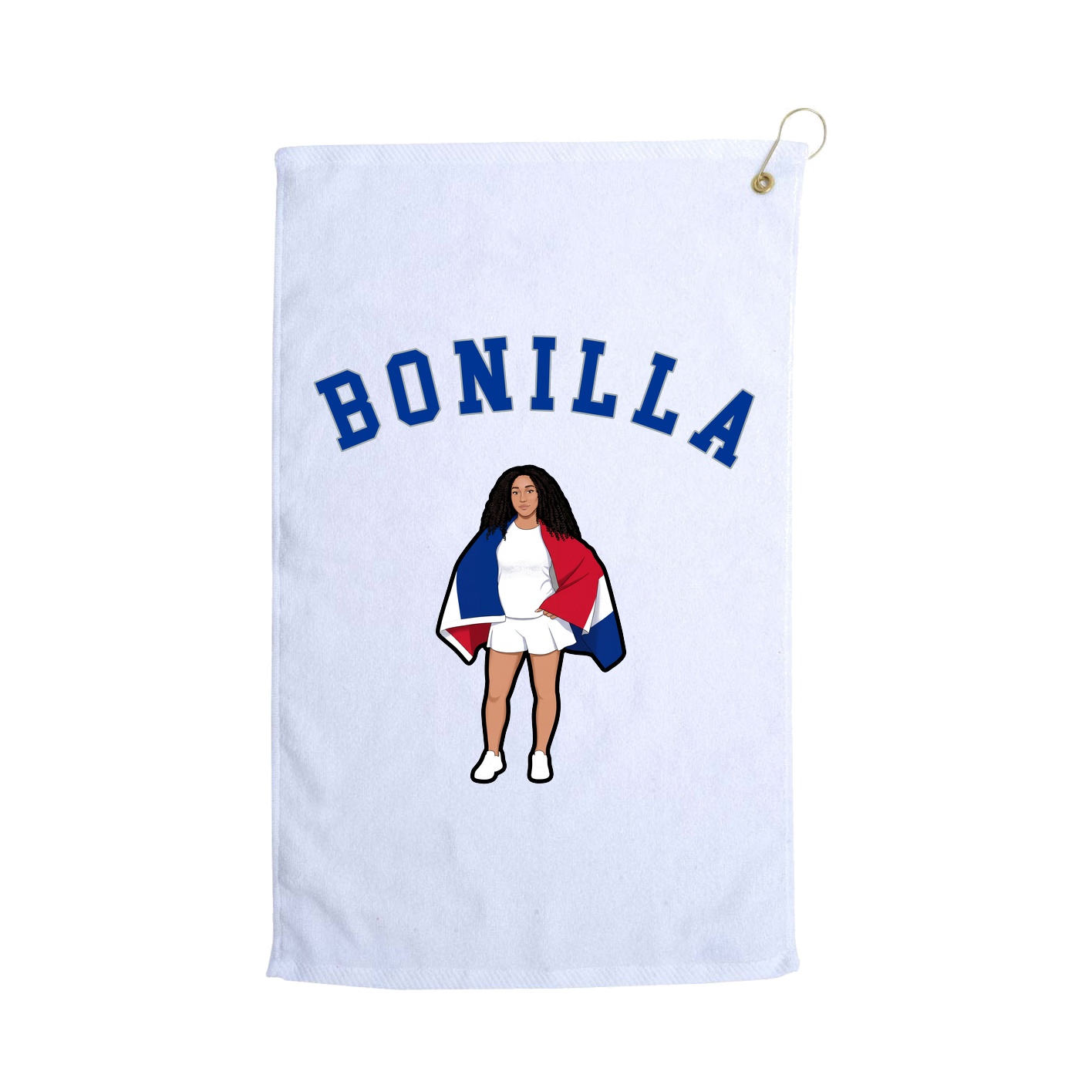 Golf Towel — Shirsey Arch in White