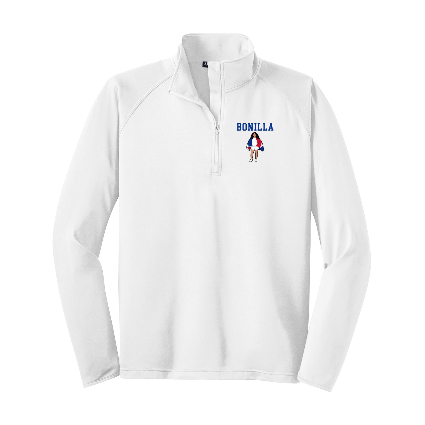 Q-Zip Pullover — Shirsey in White