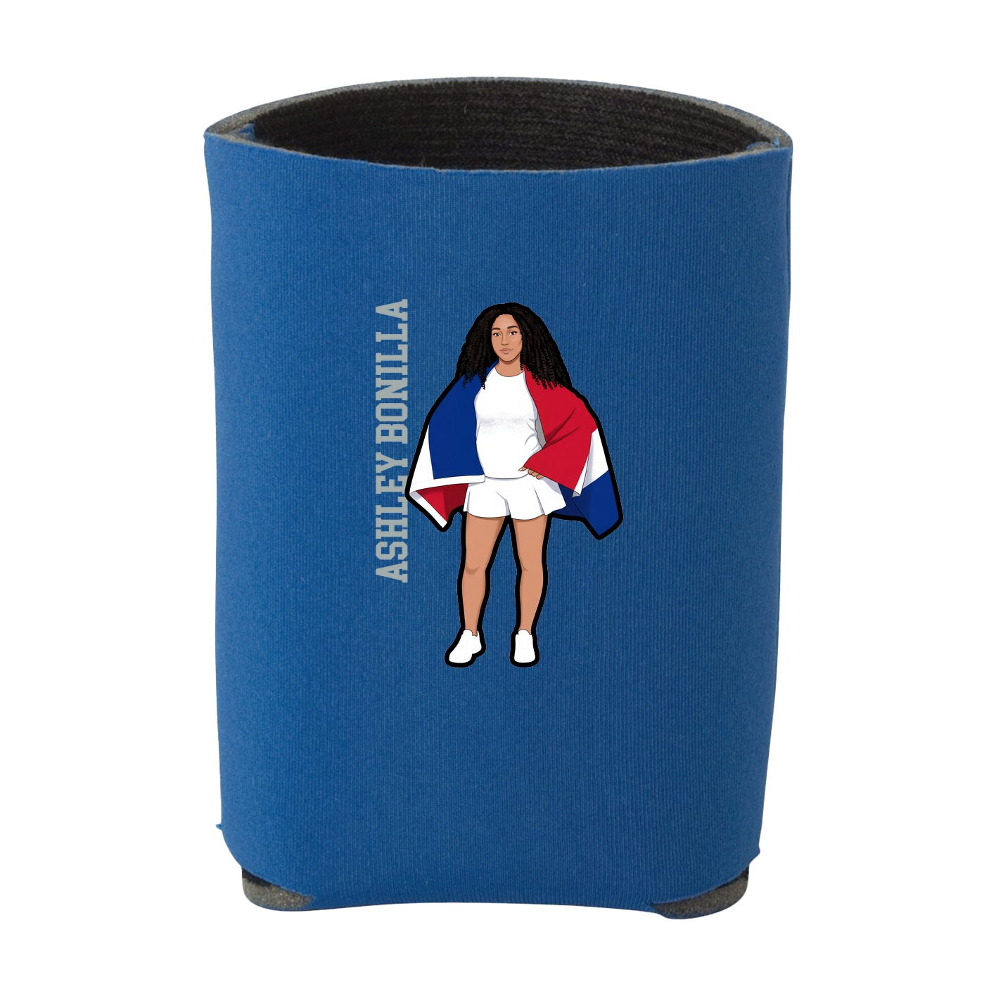 Can Holder — Name Vertical in Royal
