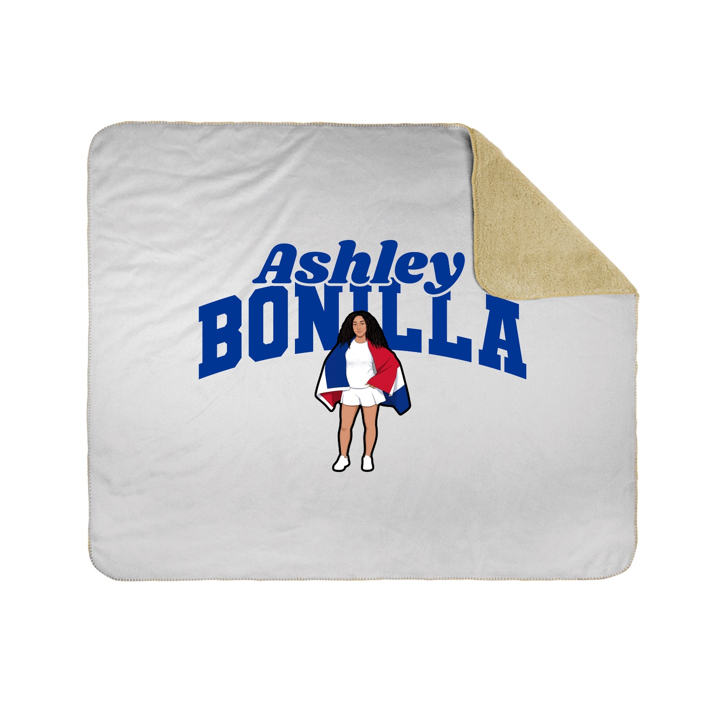 Throw Blanket — Signature Arch in White